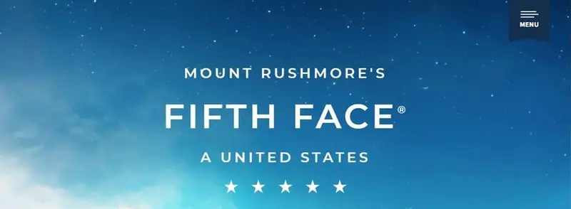 Screenshot of the Fifth Face website